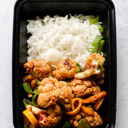 Sweet & Sour Cauliflower Bites Meal Prep