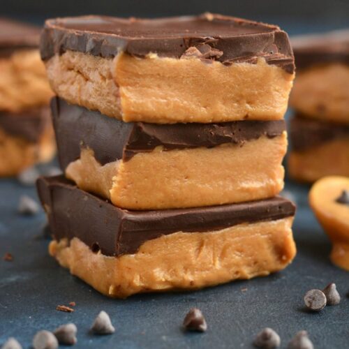 No bake chocolate peanut butter bars