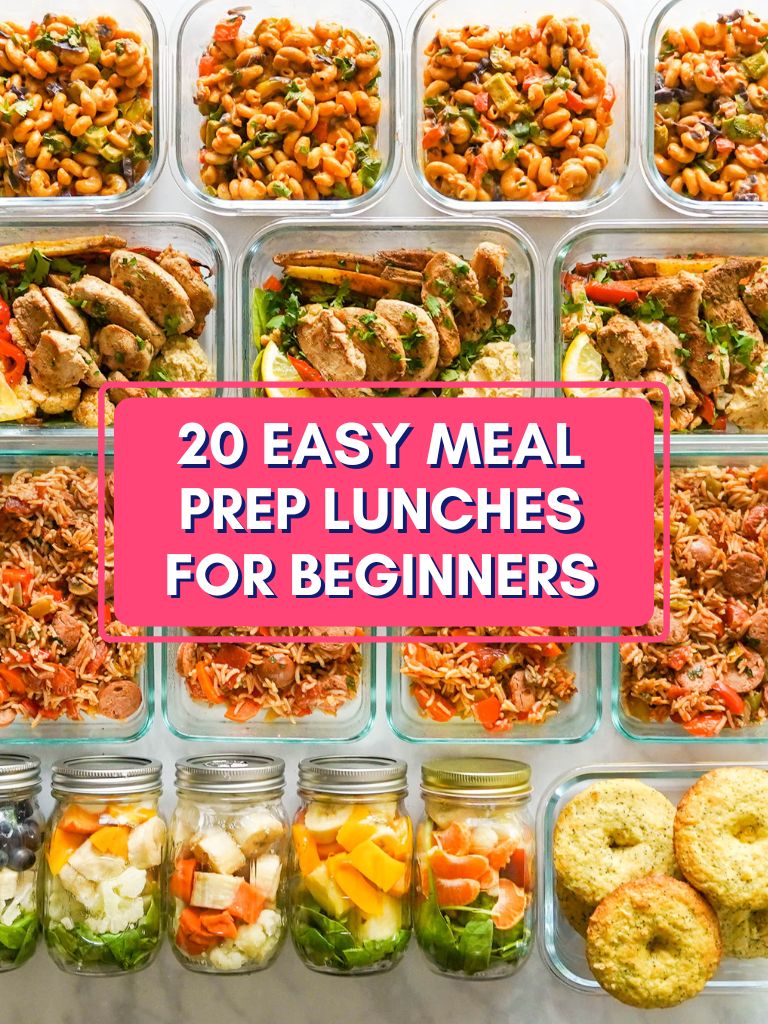 Check out these 25 easy meal prep lunch ideas perfect for beginner meal