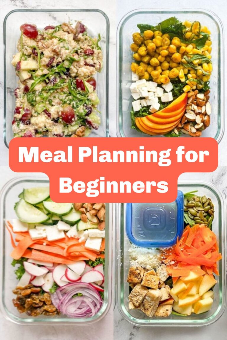 Meal Planning For Beginners (Meal Plan Template Inside!)