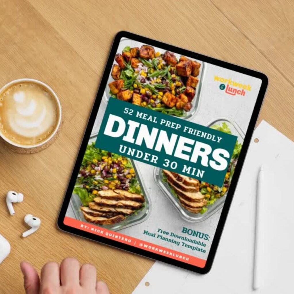 52 meal prep dinners ebook