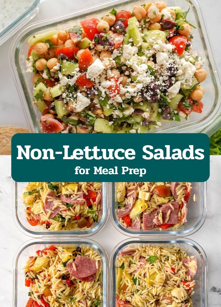Non-Lettuce Salads for Meal Prep